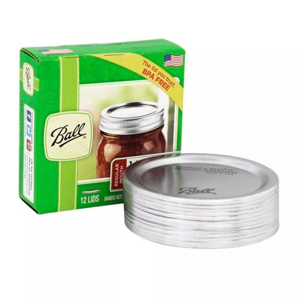 Tapas de acero - Boca regular (12 Pzs)