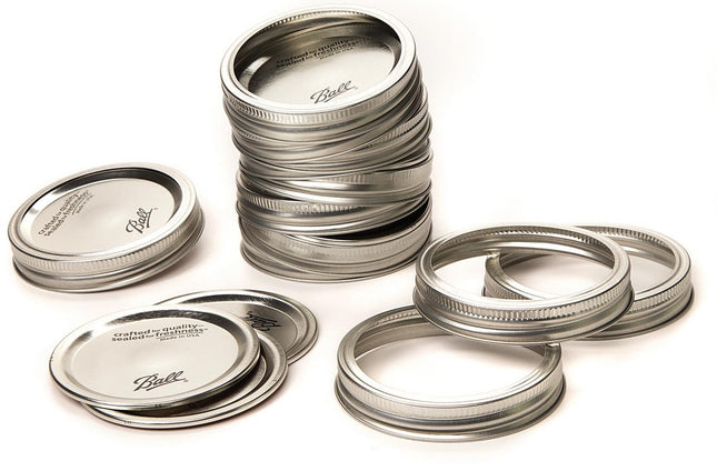 Tapas y roscas de acero - Boca ancha (12 kits)