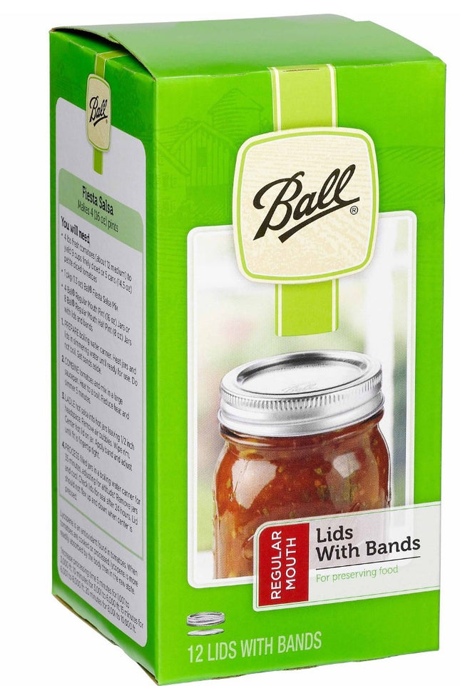 Tapas y roscas de acero - Boca regular (12 kits)
